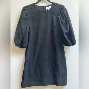 Velvet by Graham & Spencer Anthropologie - Eliah Cordoroy Dress in Black Sz XS